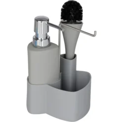 Wenko Set Lava Piatti Empire Grigio Con Spazzola -Wenko Negozio 9238155 4