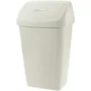 BIDONE IMMONDIZIA 'GRACE' Lt 25 - Cm 32,5 X 25,5 X H 52 Panna