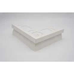 Proterrace Fdp H 10 Mm Angolo Esterno Bianco Goffrato