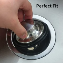 Tappi Per Lavello, Tappo Per Lavello Da Cucina In Acciaio Inossidabile, Diametro (85 Mm) (confezione Da 3) -Wenko Negozio 93433367 4