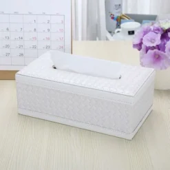 Scatole Per Fazzoletti In Pelle PU, Porta Fazzoletti Rettangolare Per Dispenser Di Fazzoletti Per Auto Domestica -Wenko Negozio 94290018 3