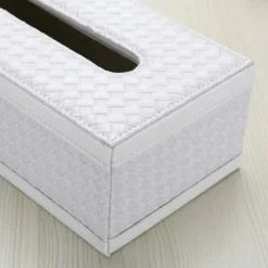 Scatole Per Fazzoletti In Pelle PU, Porta Fazzoletti Rettangolare Per Dispenser Di Fazzoletti Per Auto Domestica -Wenko Negozio 94290018 4