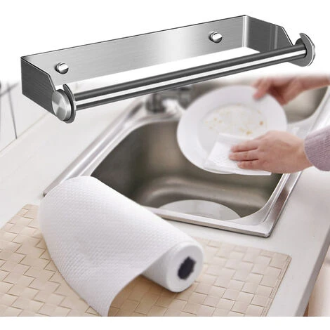 Portarotolo Da Cucina Portarotolo In Acciaio Inox Portarotolo Dispenser Portarotolo Portarotolo Da Cucina A Parete Per Mobile Bagno Wc 3 Portarotolo Da Cucina Portarotolo In Acciaio Inox Portarotolo Dispenser Portarotolo Portarotolo Da Cucina A Parete Per Mobile Bagno Wc - immagine 3