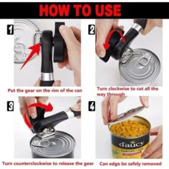 Apriscatole Manuale Apriscatole Di Sicurezza Da Cucina Per Ristorante Senza Spigoli Vivi Apriscatole Per Artrite Strumento Apriscatole Da Campeggio Taglierina Laterale Manuale, Con Bot 8 Apriscatole Manuale Apriscatole Di Sicurezza Da Cucina Per Ristorante Senza Spigoli Vivi Apriscatole Per Artrite Strumento Apriscatole Da Campeggio Taglierina Laterale Manuale, Con Bot -Wenko Negozio 94291855 4