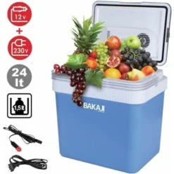 Frigorifero Elettrico 24Lt 12V 220V Casa Auto Camper Frigo Funzione Caldo Freddo -Wenko Negozio 94666605 5