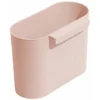 Pattumiera Da Cucina, Da Parete, Per Casa, Bagno, Soggiorno, Armadietto, Piccola Pattumiera Da Scrivania Senza Coperchio (rosa Chiaro)