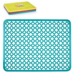Trade Shop - Tappeto Tappetino Per Lavello In Plastica Rettangolare Cucina Colorati 11920