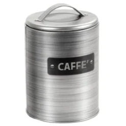 Trade Shop - Barattolo Zucchero Caffè Contenitore Cucina Latta Satinato Moderno 11x16cm 759819 -Wenko Negozio 95103567 3