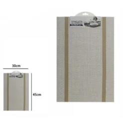 Trade Shop - Tovaglietta Tovagliette Colazione Americana Cucina 30 X 45cm 72287 Grigio Chiaro