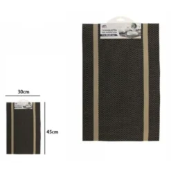 Trade Shop - Tovaglietta Tovagliette Colazione Americana Cucina 30 X 45 Cm 72289 Grigio Scuro