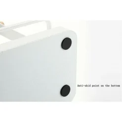 TRIP Portaspezie Con Portaspezie Portaspezie In Acciaio Pratico Facile Da Montare Bianco 21 Cm 10 Cm 18,5 Cm Manico In Legno Massello -Wenko Negozio 95217915 5