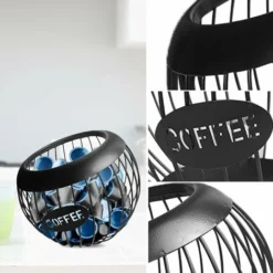 Porta Cialde Di Grande Capacità - Organizzatore Di Cialde Di Caffè Per Piano Di Lavoro, Bar, Cestello Porta Capsule Di Caffè -Wenko Negozio 95527177 4