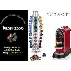 Porta Capsule Di Caffè Compatibile Con Nespresso (40 X Capsule) - Supporti Per Capsule Di Caffè Classiche Nespresso - Supporto Girevole -Wenko Negozio 95527426 3
