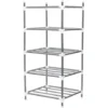 Scaffale Da Cucina A 5 Strati In Acciaio Inox PP Per Bagno