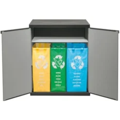 Mobile Mobiletto Porta Sacchi Porta Bidoni Per Raccolta Differenziata H 85 -Wenko Negozio 9567335 3