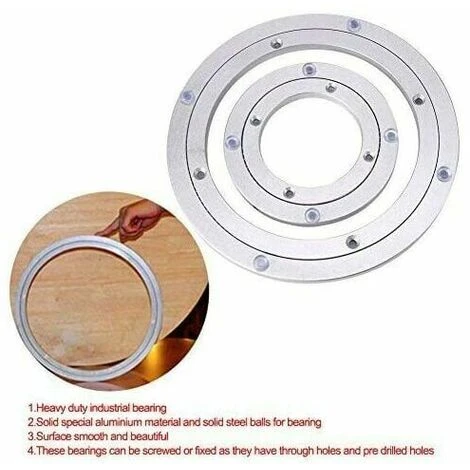 Giradischi, Giradischi TV Giradischi Con Cuscinetti A Sfera Giradischi Giradischi TV Giradischi Girevole Con Cuscinetti A Sfera (4 Pollici) 3 Giradischi, Giradischi TV Giradischi Con Cuscinetti A Sfera Giradischi Giradischi TV Giradischi Girevole Con Cuscinetti A Sfera (4 Pollici) - immagine 3