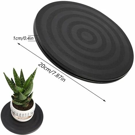 GTA TV Giradischi 2 Pezzi Solido Giradischi Girevole A 360° Con Cuscinetti A Sfera In Acciaio Doppia Superficie Ruvida, Per Monitor, Laptop, Utensili Da Cucina, Lavori Di Bricolage 3 GTA TV Giradischi 2 Pezzi Solido Giradischi Girevole A 360° Con Cuscinetti A Sfera In Acciaio Doppia Superficie Ruvida, Per Monitor, Laptop, Utensili Da Cucina, Lavori Di Bricolage - immagine 3