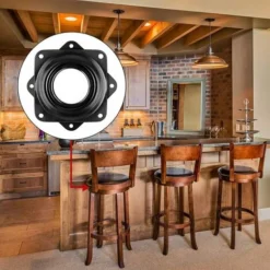 Giradischi Con Cuscinetti Quadrati 4 Pezzi (nero) -Wenko Negozio 95752124 4