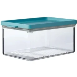 Mepal - Contenitore Per Formaggi Omnia- Scatola Da Frigo Con Coperchio Per Formaggi - Ermetico Con Inserto Anticondensa - Scatola Per La Conservazione Di Vari Formaggi - 2000 Ml - Nordic Green