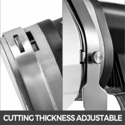 VEVOR 80 W Coltello Da Kebab Elettrico, 2800 RPM Tagliapasta Per Kebab, Peso Lordo 3,7 Libbre Macchina Per Carne Di Kebab, 25 X 19 X 24 Cm Affettatrice Per Kebab, 0-0,31 Pollici Taglierina Per Kebab -Wenko Negozio 95860543 5