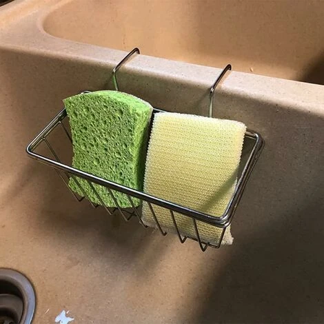 Porta Spugna, Porta Spugna In Acciaio Inox, Per Lavello Da Cucina, Spugna Resistente Alla Ruggine E Durevole, Lavabile In Lavastoviglie, 1pz (modello A Con Spiga Ecrù (304ss)) 5 Porta Spugna, Porta Spugna In Acciaio Inox, Per Lavello Da Cucina, Spugna Resistente Alla Ruggine E Durevole, Lavabile In Lavastoviglie, 1pz (modello A Con Spiga Ecrù (304ss)) - immagine 5