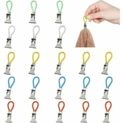 25 Pezzi Di Clip Per Asciugamani Da Cucina, Clip Per Strofinacci Da Cucina, Ganci Per Grucce Per Armadietti Da Bagno Cucina Domestica, 5 Colori