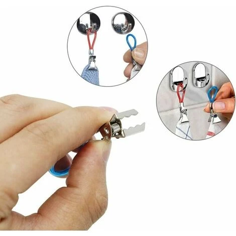 25 Pezzi Di Clip Per Asciugamani Da Cucina, Clip Per Strofinacci Da Cucina, Ganci Per Grucce Per Armadietti Da Bagno Cucina Domestica, 5 Colori 2 25 Pezzi Di Clip Per Asciugamani Da Cucina, Clip Per Strofinacci Da Cucina, Ganci Per Grucce Per Armadietti Da Bagno Cucina Domestica, 5 Colori - immagine 2