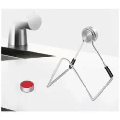 Portaspugna Per Lavello Da Cucina, Portaspugna Rimovibile In Acciaio Inossidabile, Portaspugna Da Cucina Accessori Non Forati, Portaspugna A Parete Per Lavello. 9 Portaspugna Per Lavello Da Cucina, Portaspugna Rimovibile In Acciaio Inossidabile, Portaspugna Da Cucina Accessori Non Forati, Portaspugna A Parete Per Lavello. -Wenko Negozio 96151083 5