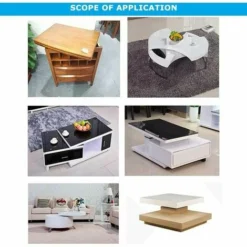 Piatto Girevole Con Cuscinetto Girevole, Piatto Girevole Girevole, Piastra Girevole Girevole A 360 Gradi Per Sgabelli Da Bar, Sedie, Mobili, 5 Pezzi Nero ， -Wenko Negozio 96195556 3