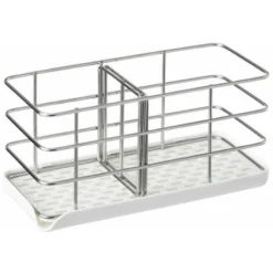 Lavello Da Cucina Multifunzionale In Acciaio Inossidabile 304 Porta Spugna Lavello Organizzatore Scolapiatti Portasapone Piastra Appesa Regolabile Gancio Adesivo