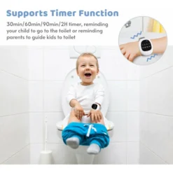 Orologio Wireless Per Addestramento Del Vasino Con Allarme Per Enuresi Notturna Con Cinturino Per Bambini Cura Degli Anziani 40M Portata Effettiva Vibrazione/Suono/Vibrazione + Suono Promemoria 30min/ 7 Orologio Wireless Per Addestramento Del Vasino Con Allarme Per Enuresi Notturna Con Cinturino Per Bambini Cura Degli Anziani 40M Portata Effettiva Vibrazione/Suono/Vibrazione + Suono Promemoria 30min/ -Wenko Negozio 96717386 3