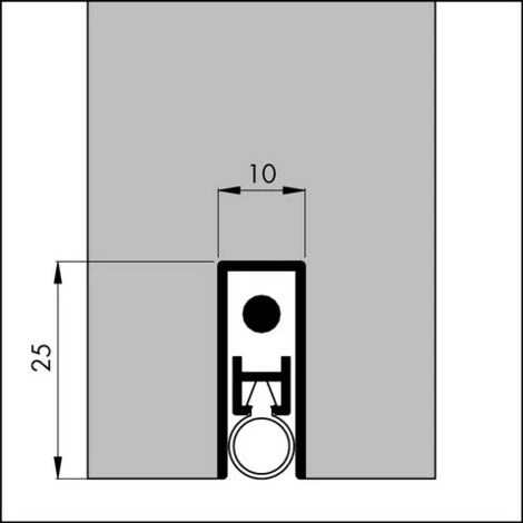 Battiscopa Automatico ELLEN-MATIC2 In Alluminio ELTON 103 Cm - 1807155 2 Battiscopa Automatico ELLEN-MATIC2 In Alluminio ELTON 103 Cm - 1807155 - immagine 2