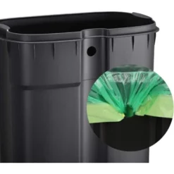 Songmics Cestino Della Spazzatura Della Cucina, Pattumiera A Pedale Di 30 Litri, Con Cestino Interno In Plastica, Coperchio A Cerniera, Chiusura Lenta, A Prova Di Odore E Igienico, Bianco -Wenko Negozio 96922801 4