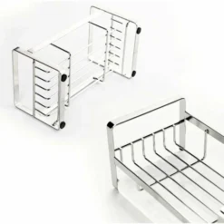 Portaspugna, Portaspugna Portaoggetti Per Lavello In Acciaio Inossidabile 304, Organizer Per Lavello Da Cucina Con Vassoio Raccogligocce In Spugna Rimovibile, Per Spugna Da Cucina Da Appoggio 7 Portaspugna, Portaspugna Portaoggetti Per Lavello In Acciaio Inossidabile 304, Organizer Per Lavello Da Cucina Con Vassoio Raccogligocce In Spugna Rimovibile, Per Spugna Da Cucina Da Appoggio -Wenko Negozio 97074064 3