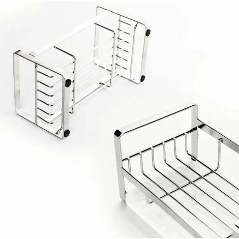 Portaspugna, Portaspugna Portaoggetti Per Lavello In Acciaio Inossidabile 304, Organizer Per Lavello Da Cucina Con Vassoio Raccogligocce In Spugna Rimovibile, Per Spugna Da Cucina Da Appoggio 3 Portaspugna, Portaspugna Portaoggetti Per Lavello In Acciaio Inossidabile 304, Organizer Per Lavello Da Cucina Con Vassoio Raccogligocce In Spugna Rimovibile, Per Spugna Da Cucina Da Appoggio - immagine 3