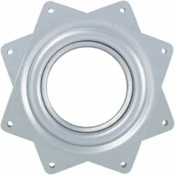 Vassoio Girevole Con Cuscinetti A Sfera, Piastra Girevole, Base Girevole, Vassoio Girevole 360, Metallo Quadrato Girevole, Barra Sgabello Girevole Per Barche, Piastra Sedile Sgabello Girevole, 4 Polli