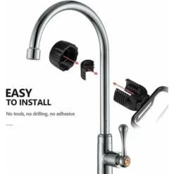 Porta Spugne - Portaoggetti Da Cucina, Organizzatore Portaoggetti Per Lavello In Alluminio, Porta Spugne Per Lavello Senza Foratura Portaoggetti Per Spugne Da Cucina, Portasapone Da Bagno - Nero -Wenko Negozio 97076374 5