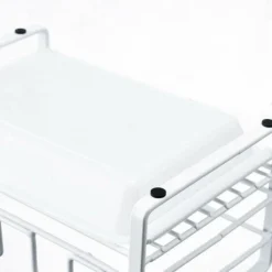 Cestino Per Lavello Con Vassoio Rimovibile, Organizer Per Lavello Da Cucina, Bianco 7 Cestino Per Lavello Con Vassoio Rimovibile, Organizer Per Lavello Da Cucina, Bianco -Wenko Negozio 97077444 3