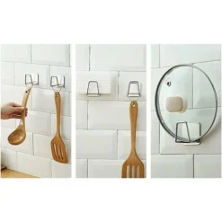 Confezione Da 3 Porta Spugna Per Lavello Da Cucina, Porta Spugna Adesiva, Asciugatura Rapida, Porta Spugna Per Lavello Da Cucina, Porta Spugna Impermeabile In Acciaio Inossidabile Per Accessori Da Cuc -Wenko Negozio 97078336 4