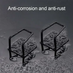 Porta Spugna Acciaio Inox, Porta Spugna Cucina, Porta Spugna Autoadesiva, Porta Spugna Lavello, Porta Spugna Cucina, Porta Spugna, Per Spugne, Spazzolatura, Strofinaccio, 4 Pezzi, Nero -Wenko Negozio 97323224 3