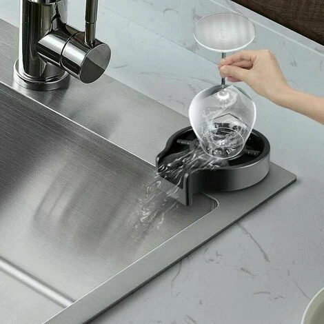 Sciacquatrice Per Vetro In Metallo Per Tazze Da 2,1-11,2 Cm Risciacquo Automatico Lavello Verre Pulizia Rapida Rondella Per Tazze Rubinetti In Acciaio Inossidabile Accessori Per Lavello Da Cucina Cafe 5 Sciacquatrice Per Vetro In Metallo Per Tazze Da 2,1-11,2 Cm Risciacquo Automatico Lavello Verre Pulizia Rapida Rondella Per Tazze Rubinetti In Acciaio Inossidabile Accessori Per Lavello Da Cucina Cafe - immagine 5
