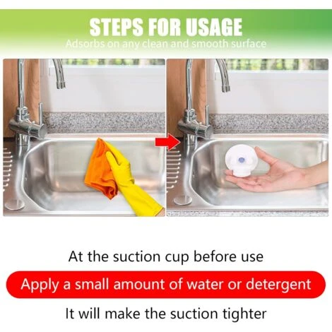 Smiley Porta Spugna Con Supporto A Ventosa, Porta Spugne Per Lavello Da Cucina/bagno, Spugna Rotonda (bianco) 2 Smiley Porta Spugna Con Supporto A Ventosa, Porta Spugne Per Lavello Da Cucina/bagno, Spugna Rotonda (bianco) - immagine 2