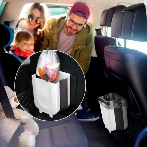 Pattumiera Per Cucina O Bagno Con Porta Sacco Della Spazzatura Per Cucina, Armadio E Porta-9 L Bianco. 4 Pattumiera Per Cucina O Bagno Con Porta Sacco Della Spazzatura Per Cucina, Armadio E Porta-9 L Bianco. - immagine 4