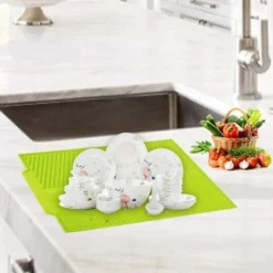 Tampone Drenante Per Decorazioni Da Tavola, Cuscinetto In Silicone, Uso Domestico Per Cucina (verde, 1 Pezzo) -Wenko Negozio 97874411 4