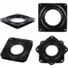 Piastra Girevole Quadrata, Piastra Girevole Con Cuscinetto Quadrato, Cuscinetto Girevole Quadrato, Piastra Girevole Con Cuscinetto A Sfere Lazy Susan A 360°, 3 Pollici, 4 Pezzi