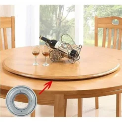 Lazy Susan Girevole Lazy Susan, Vassoio Da Portata Lazy Susan, Lazy Susan Zincato, Adatto Per Tavolo Da Pranzo In Hotel, Appositamente Progettato Per Persone Pigre -Wenko Negozio 98127585 5