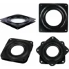 Piastra Girevole Quadrata, Piastra Girevole Con Cuscinetto Quadrato, Cuscinetto Girevole Quadrato, Piastra Girevole Con Cuscinetto A Sfere Lazy Susan A 360°, 3 Pollici, 4 Pezzi