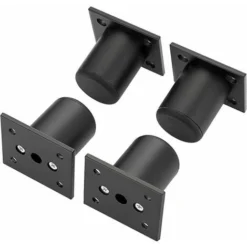 Pezzi Gambe Per Mobili Regolabili, Alzata Per Gambe Del Letto, Gambe Per Mobili In Lega Di Alluminio Per Base Letto, Armadietto, Tavolo (Nero, Altezza 50 Mm) 7 Pezzi Gambe Per Mobili Regolabili, Alzata Per Gambe Del Letto, Gambe Per Mobili In Lega Di Alluminio Per Base Letto, Armadietto, Tavolo (Nero, Altezza 50 Mm) -Wenko Negozio 98132034 3