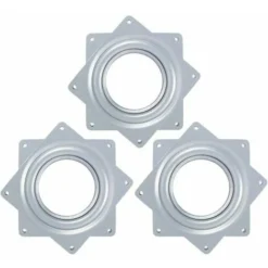 Giradischi Con Cuscinetti A Sfera, Giradischi In 3 Pezzi Con Cuscinetto Girevole A 360 Gradi Per Piccoli Tavoli Da Pranzo, Schermi E Mobili (2,79" X 2,79" X 0,35")