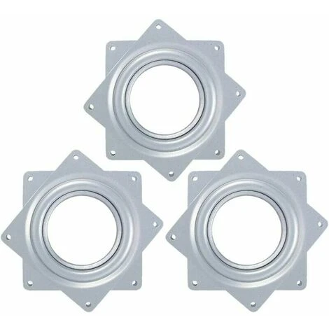 Giradischi Con Cuscinetti A Sfera, Giradischi In 3 Pezzi Con Cuscinetto Girevole A 360 Gradi Per Piccoli Tavoli Da Pranzo, Schermi E Mobili (2,79" X 2,79" X 0,35") 1 Giradischi Con Cuscinetti A Sfera, Giradischi In 3 Pezzi Con Cuscinetto Girevole A 360 Gradi Per Piccoli Tavoli Da Pranzo, Schermi E Mobili (2,79" X 2,79" X 0,35")